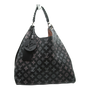 Louis Vuitton Carmel Mahina Ombre Black Braided Handle