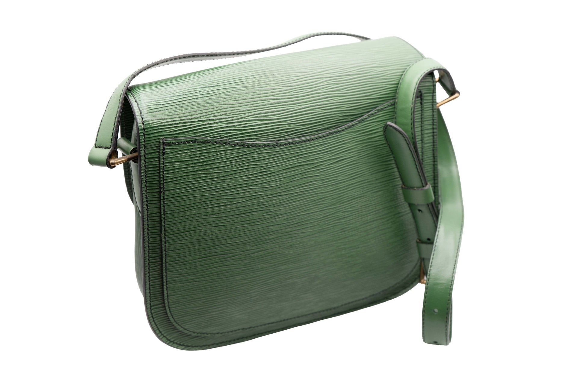 Louis Vuitton Saint-Cloud PM in Green Epi Purse and Wallet
