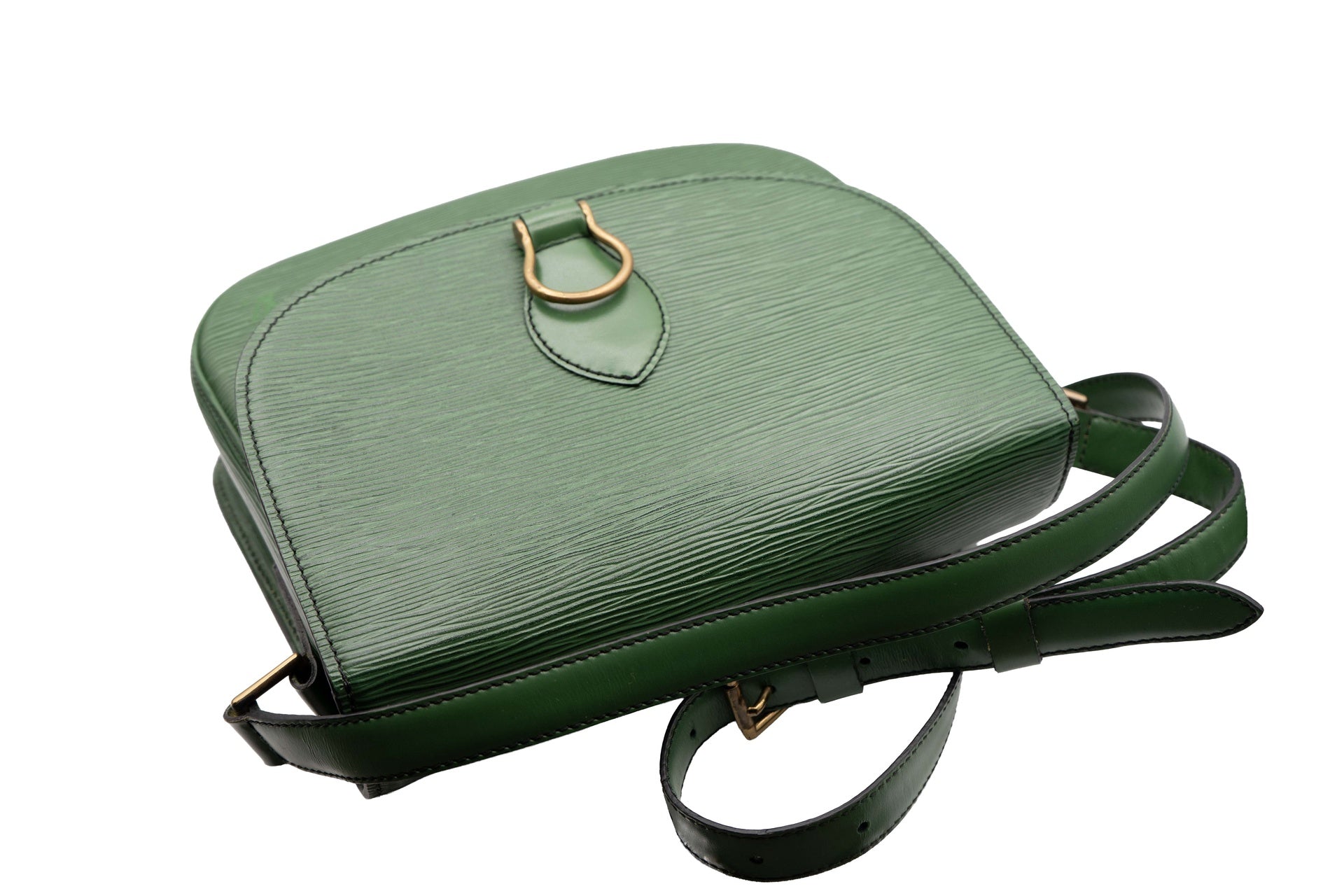 Louis Vuitton Saint-Cloud PM in Green Epi Purse and Wallet