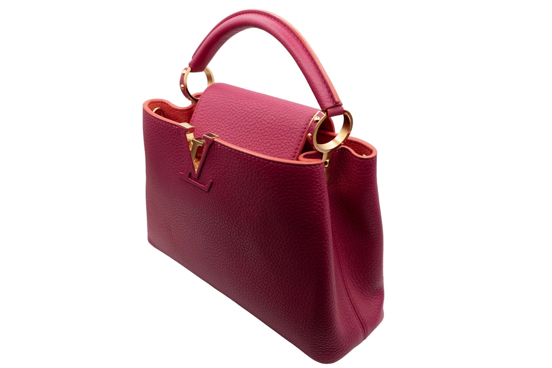 Louis Vuitton Capucines Bag Pink Leather Limited Edition