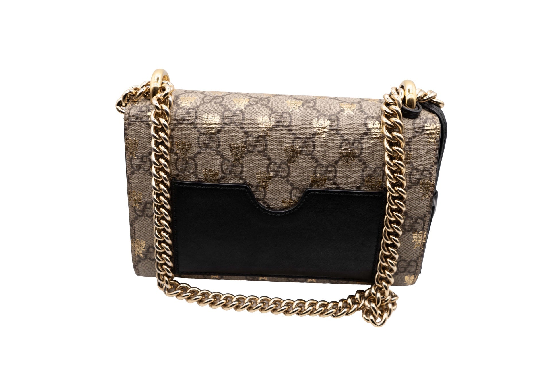 Gucci Padlock GG Bees Small Shoulder Bag