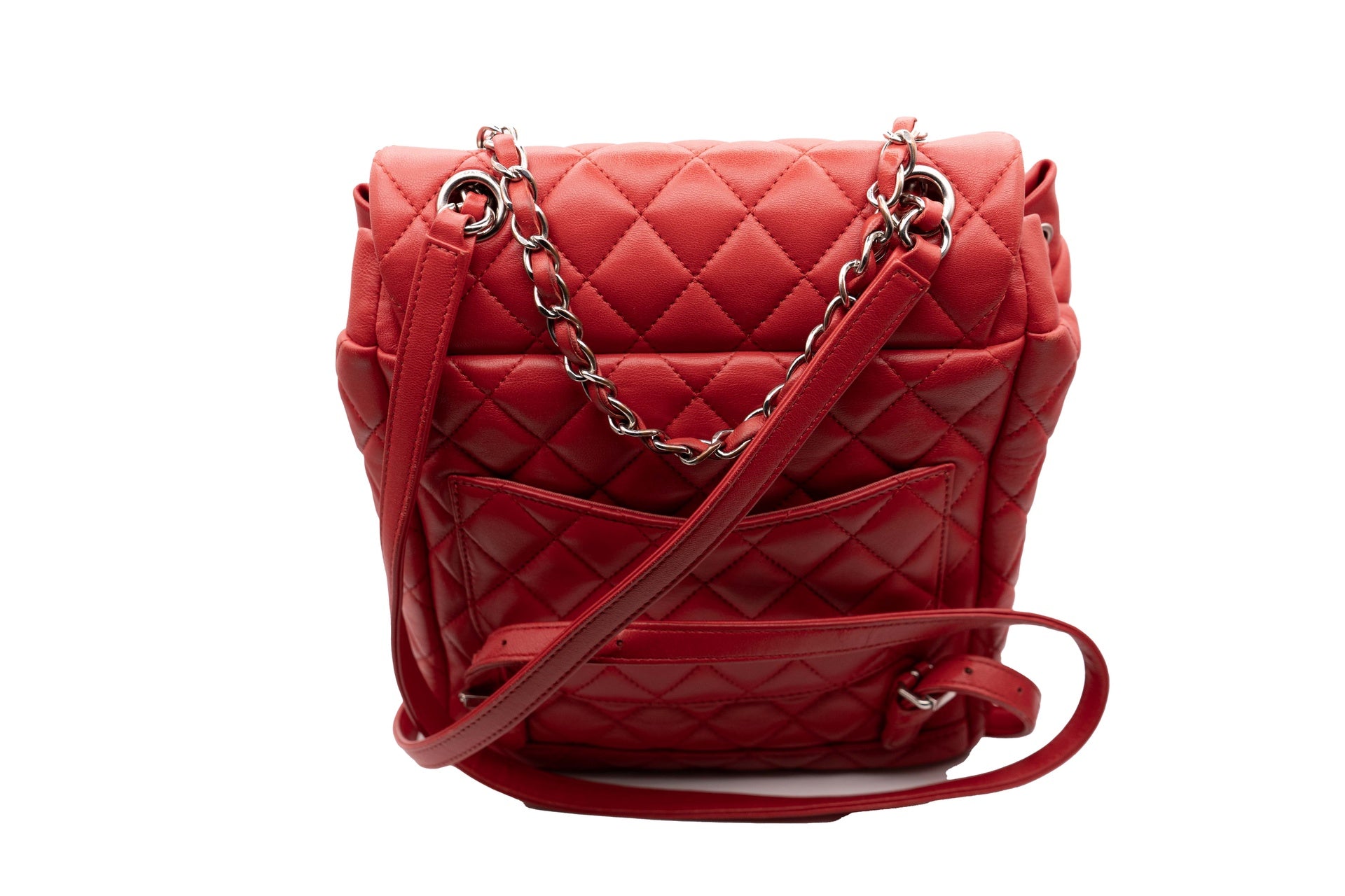 Chanel Red Small Backpack
