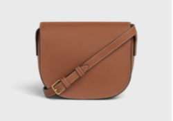Celine Folco Cuir Triomphe Cognac