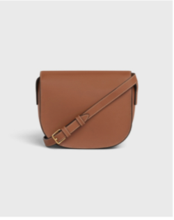 Celine Folco Cuir Triomphe Cognac