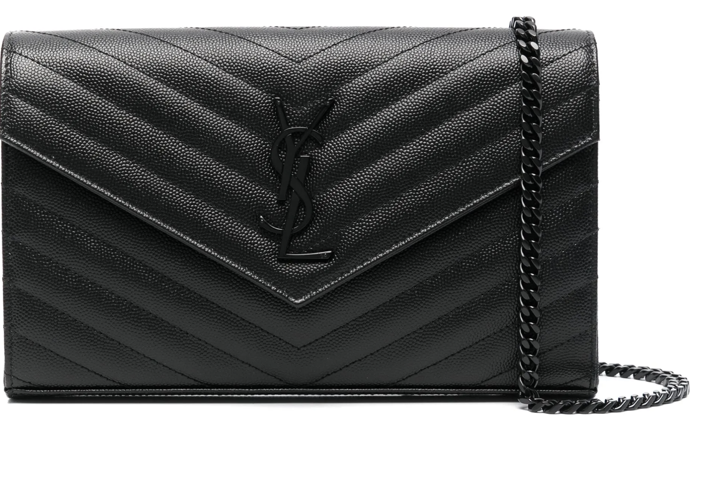 Saint Laurent Cassandre Matelassé Black