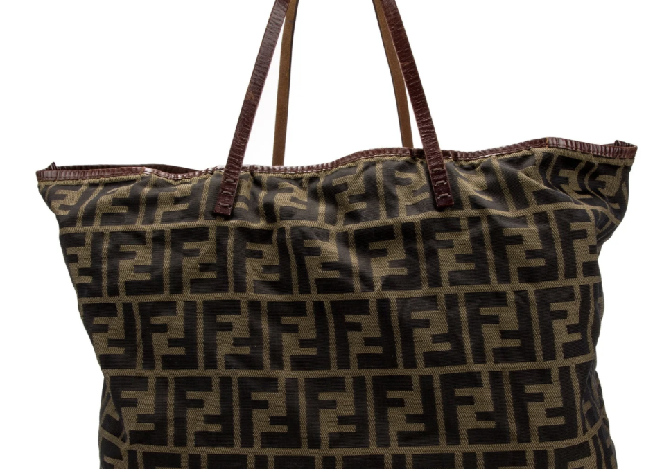 Fendi Zucca Roll Tote