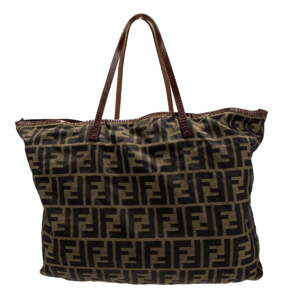 Fendi Zucca Roll Tote