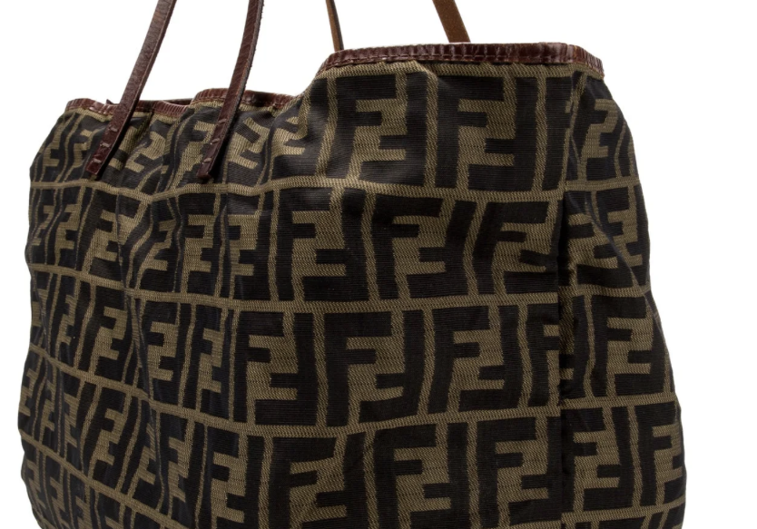 Fendi Zucca Roll Tote
