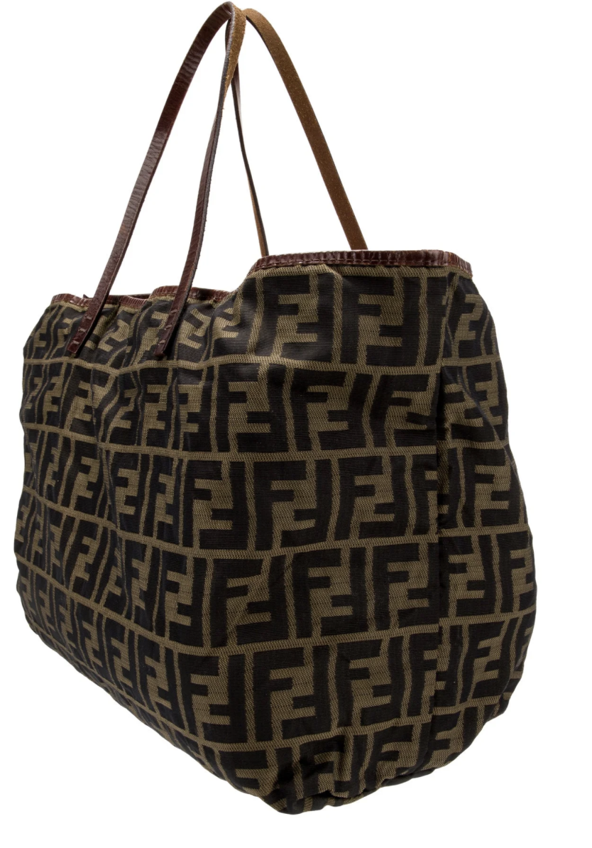 Fendi Zucca Roll Tote
