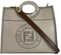 Fendi Runaway Shopper Shoulder Bag Beige