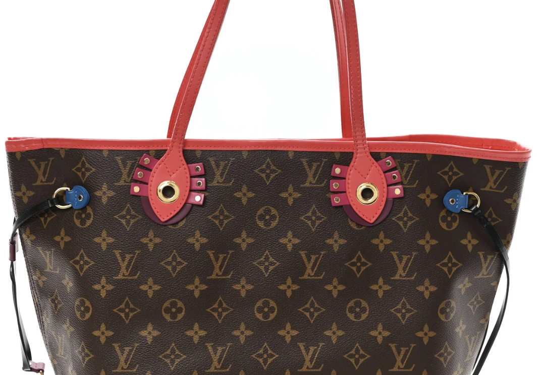 Louis Vuitton Monogram Totem Neo Neverfull MM Flamingo