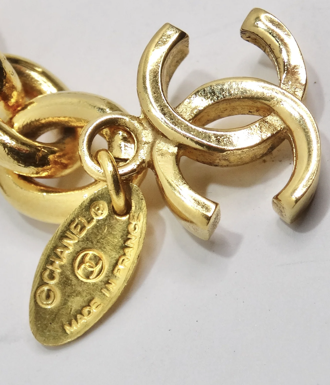 Chanel 1980's Gold Medallion Necklace
