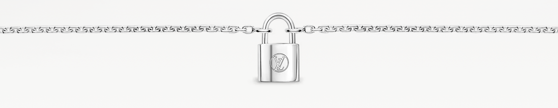 Louis Vuitton Lockit Bracelet, Sterling Silver