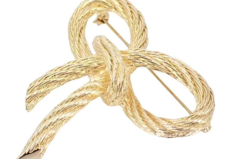 Dior Rope Bow Brooche