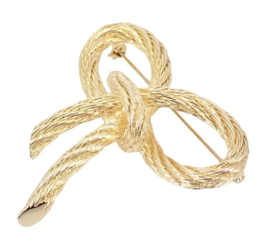 Dior Rope Bow Brooche