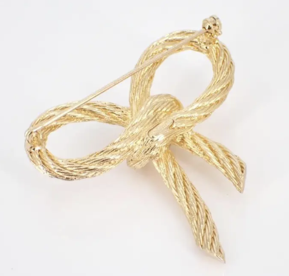 Dior Rope Bow Brooche