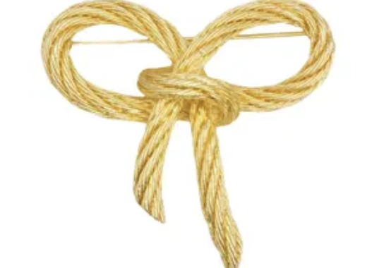 Dior Rope Bow Brooche