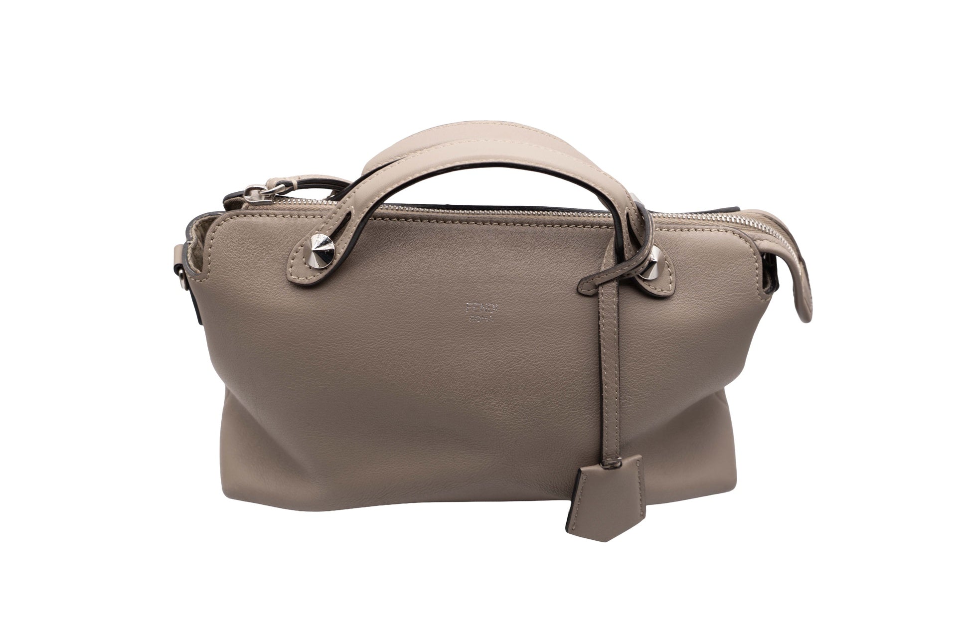 Fendi Leather By The Way 2 Way Taupe