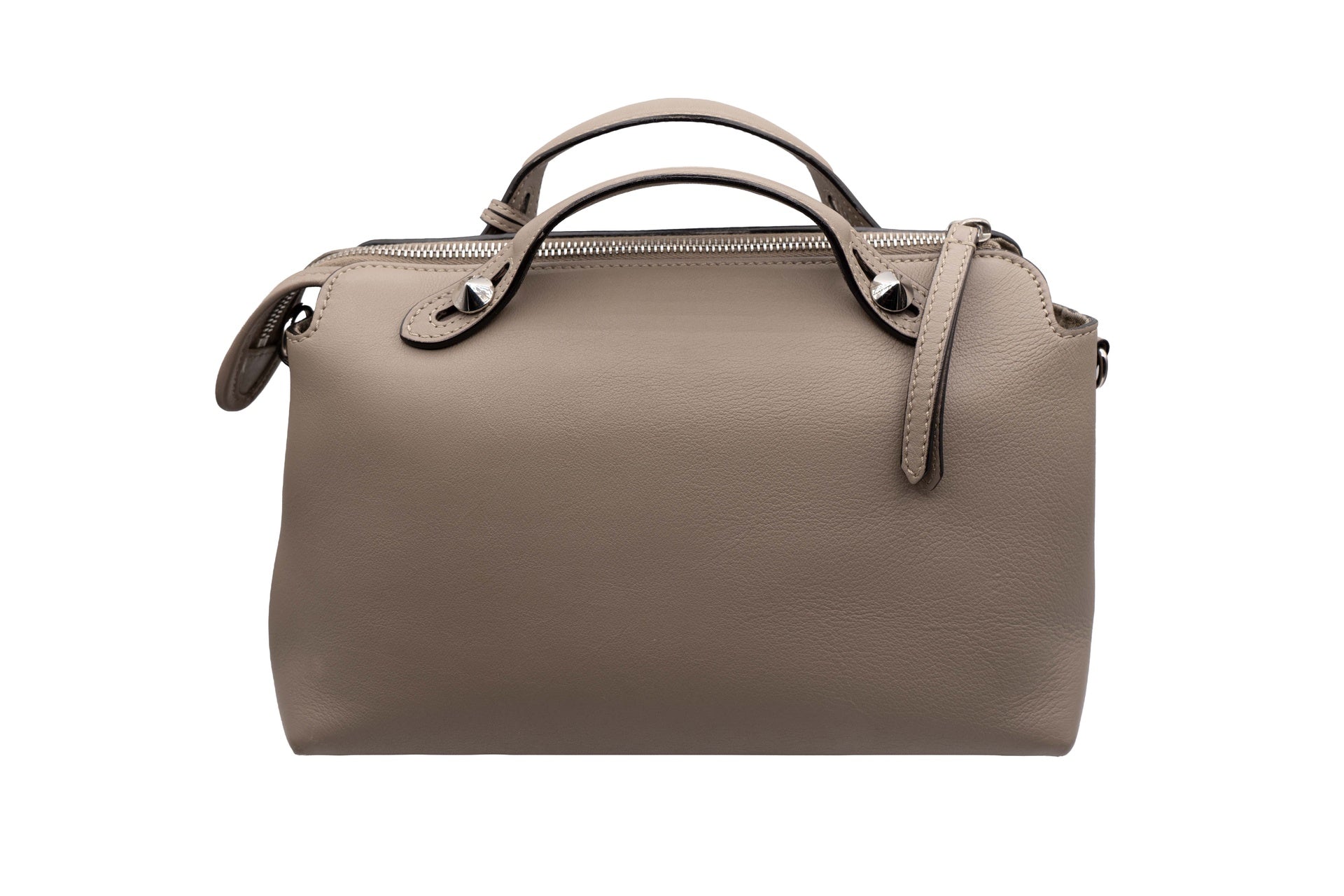 Fendi Leather By The Way 2 Way Taupe