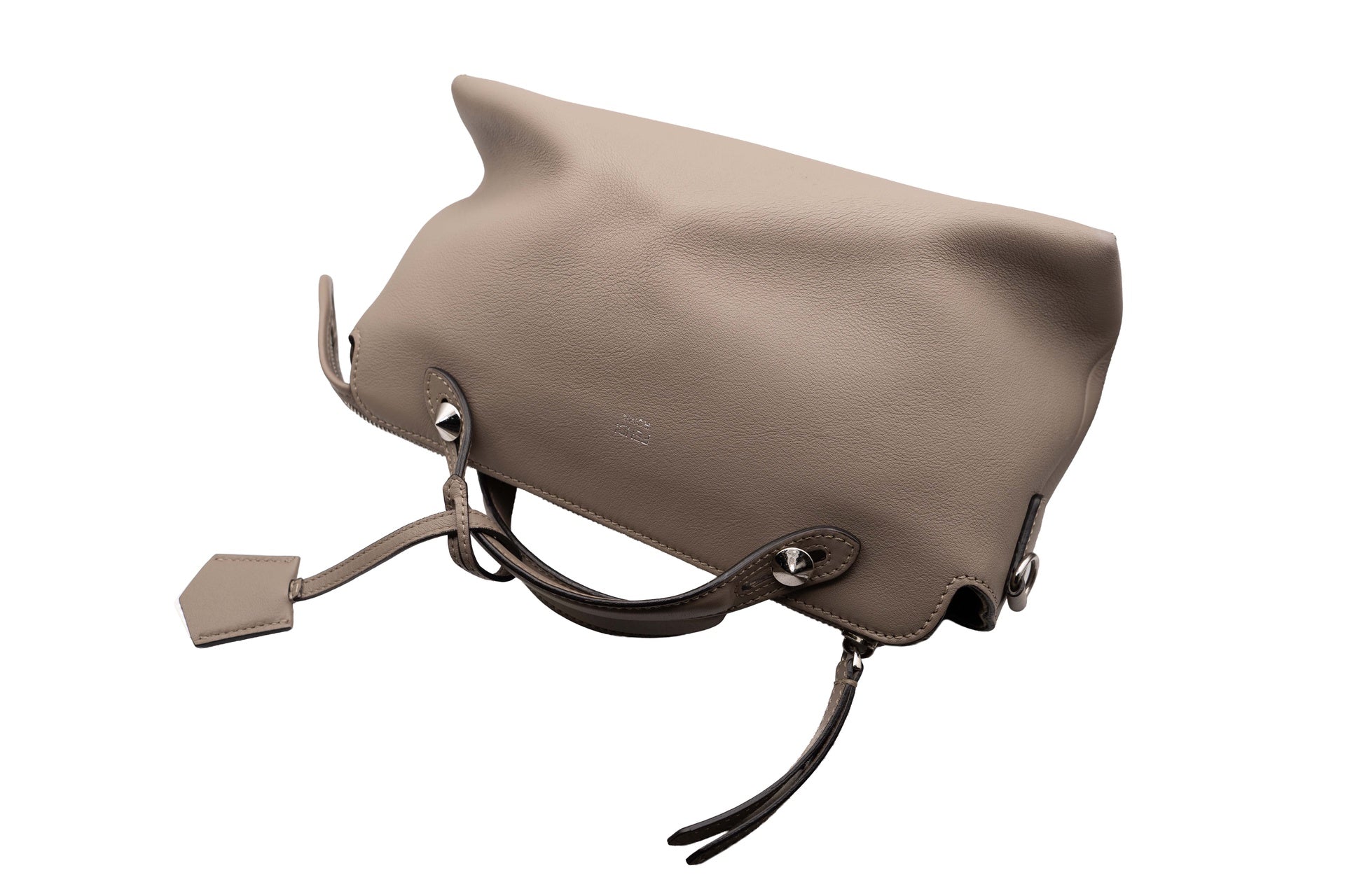 Fendi Leather By The Way 2 Way Taupe