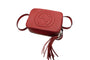 Gucci Soho Pebbled Leather GG Red
