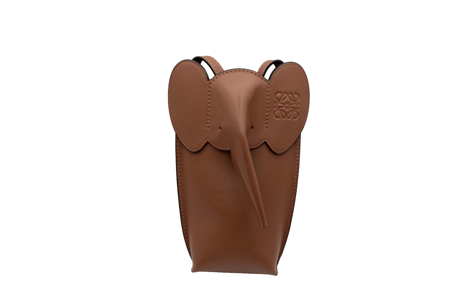 Loewe Elephant Crossbody Tan
