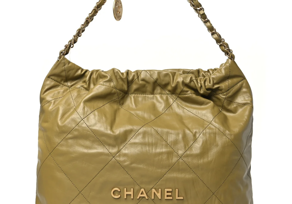 Chanel 22 Medium Olive Green