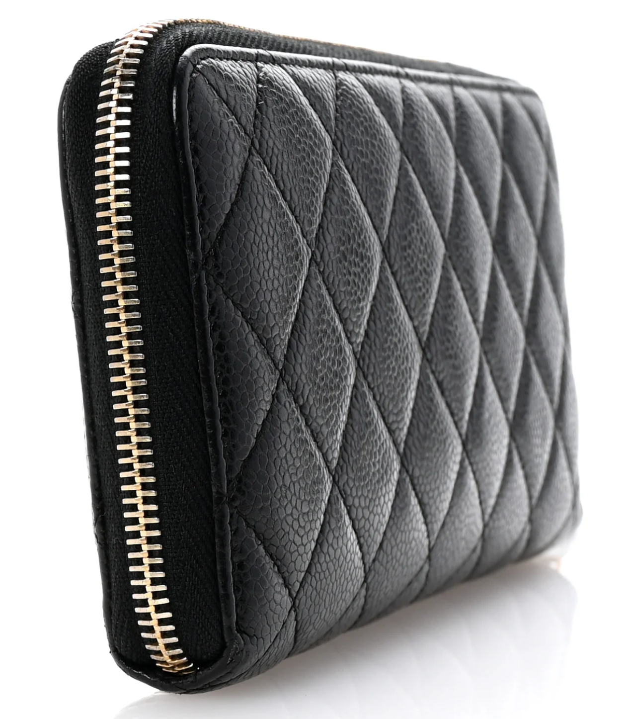 Chanel Black Caviar Leather Wallet