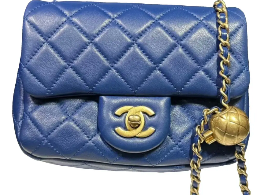 Chanel Mini Pearl Crush Flap Blue
