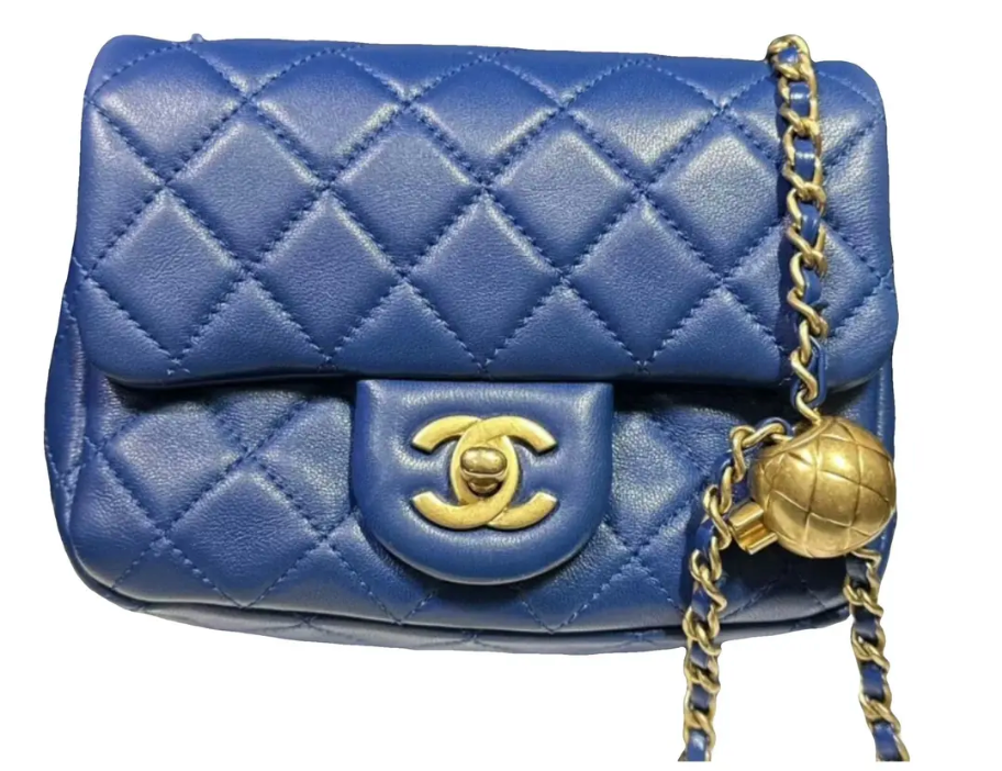 Chanel Mini Pearl Crush Flap Blue