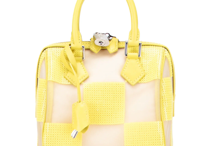 Louis Vuitton Damier Optic Mesh Sequin Cube Speedy