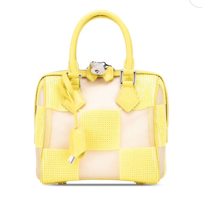 Louis Vuitton Damier Optic Mesh Sequin Cube Speedy