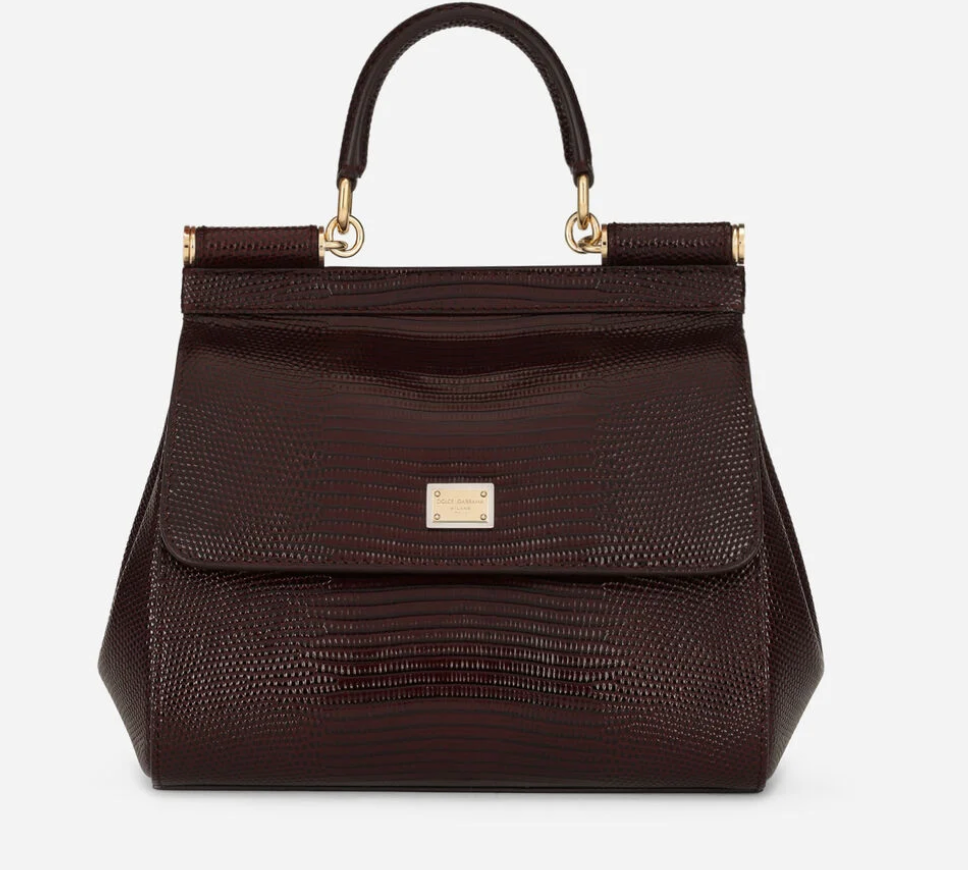 Dolce and Gabbana Burgundy Miss Sicily