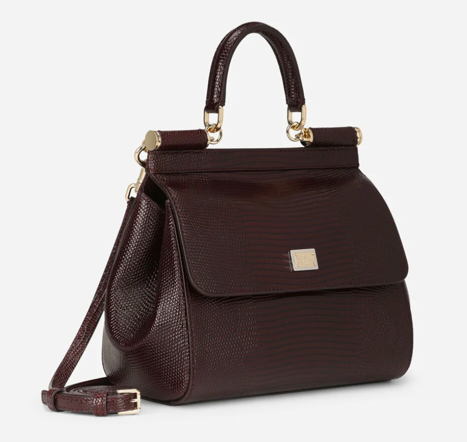 Dolce and Gabbana Burgundy Miss Sicily