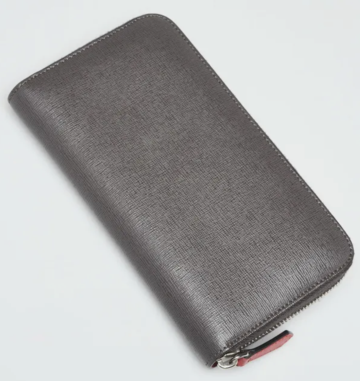 Fendi Vitello Elite Monster Eyes Studded Zip Around Coin Wallet