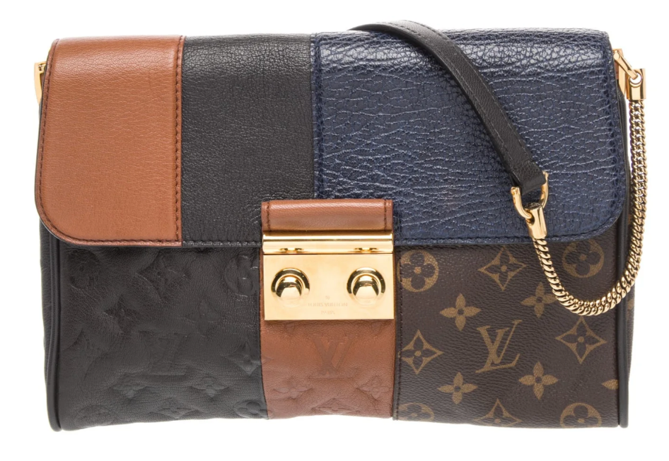 Louis Vuitton Limited Edition Marine Monogram Blocks Pochette
