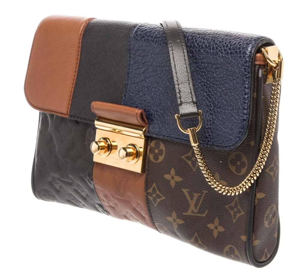 Louis Vuitton Limited Edition Marine Monogram Blocks Pochette