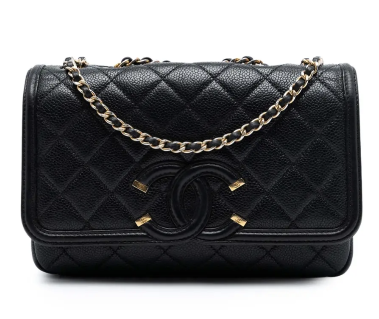 Chanel CC Filigree Flap Black