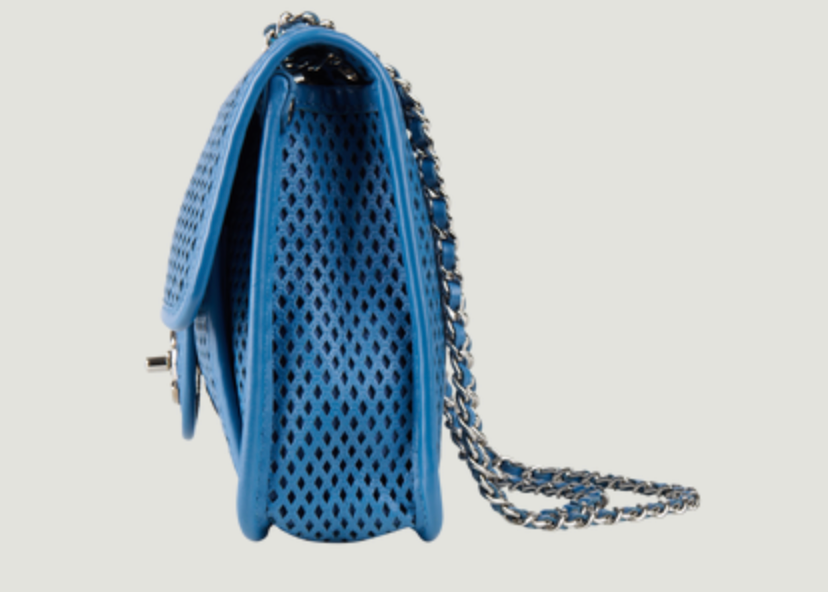 Chanel CC Perforated Blue