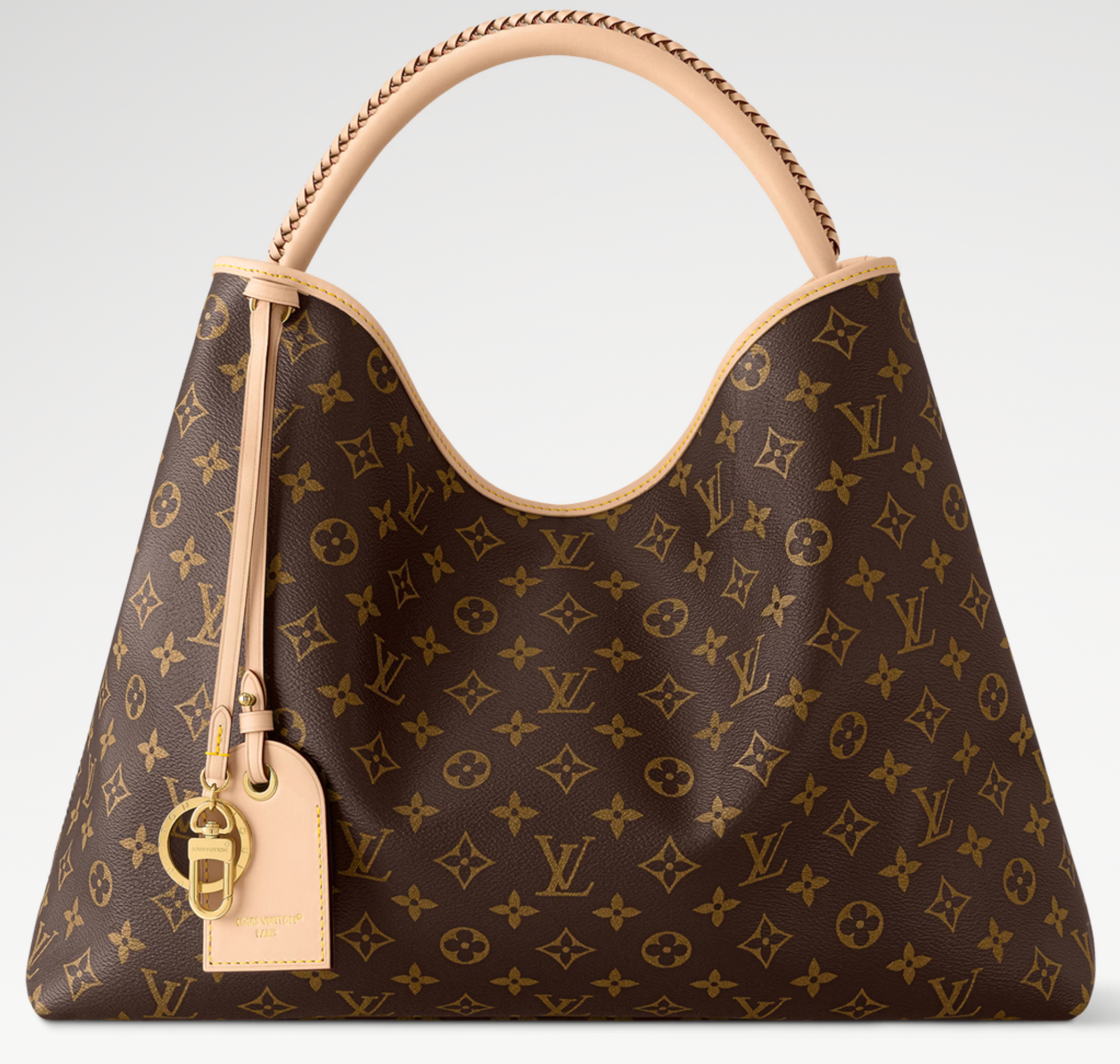 Louis Vuitton Artsy MM Monogram Canvas Leather Trim