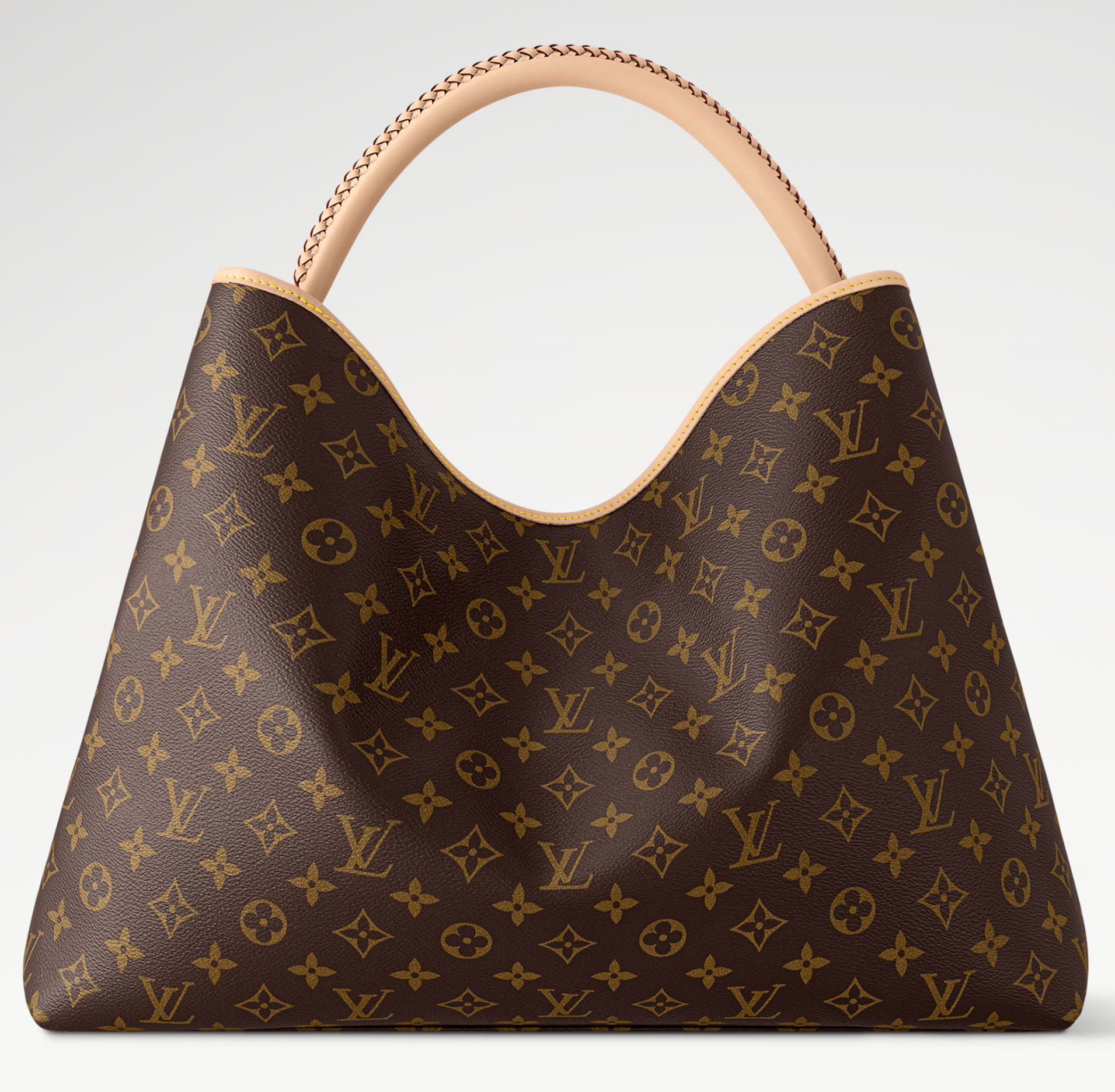 Louis Vuitton Artsy MM Monogram Canvas Leather Trim