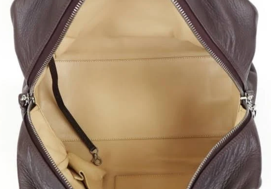 Chanel Coco Mark Chain Shoulder Bag Mini Boston Brown