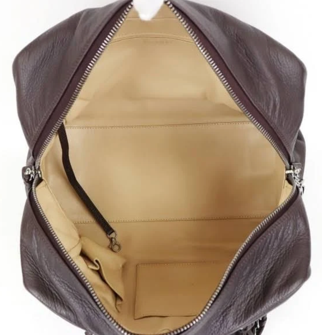 Chanel Coco Mark Chain Shoulder Bag Mini Boston Brown