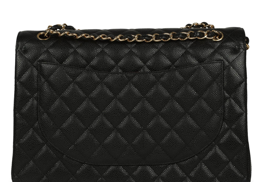 Chanel Jumbo Classic Caviar Black