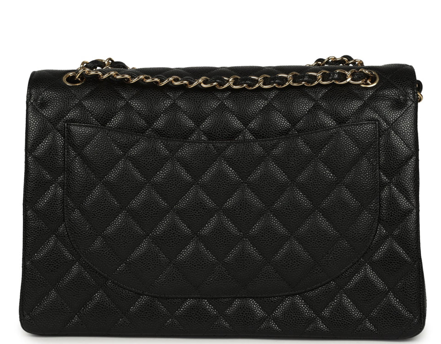 Chanel Jumbo Classic Caviar Black