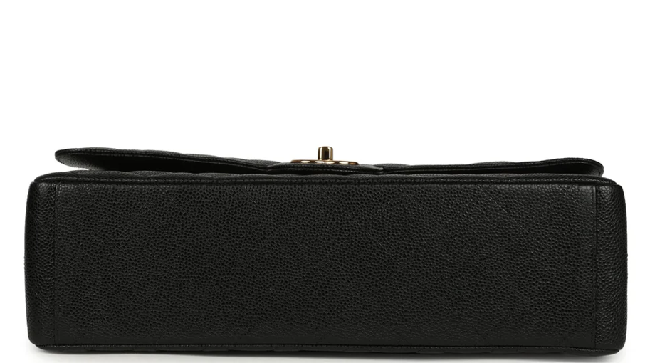 Chanel Jumbo Classic Caviar Black
