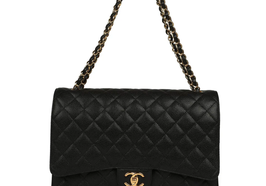 Chanel Jumbo Classic Caviar Black