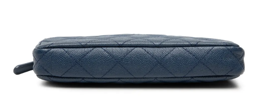Chanel Wallet On Chain Blue