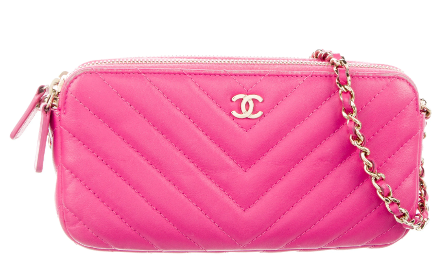 Chanel Wallet On Chain Pink
