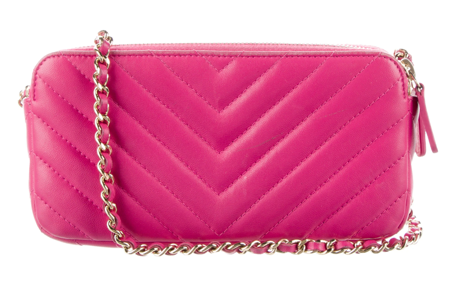 Chanel Wallet On Chain Pink
